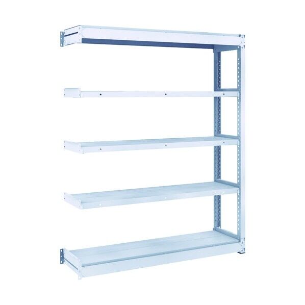 TUG型軽中量ボルトレス棚 5段 連結型