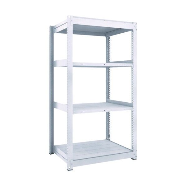 TUG型中量ボルトレス棚 4段 単体型