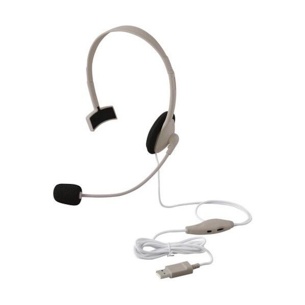 428811)片ミミ快適ヘッドセット TW-HS002GY 1個