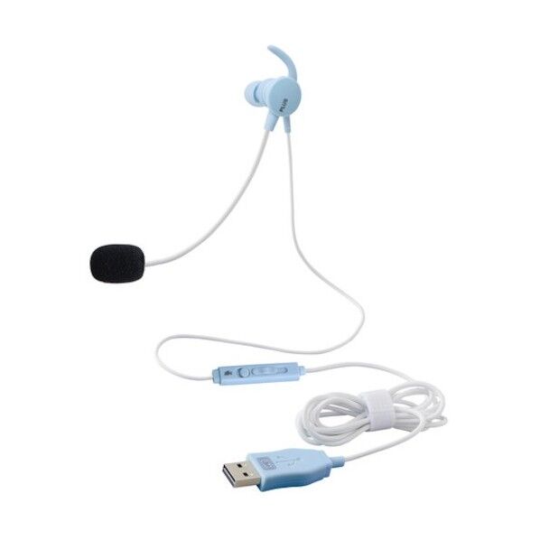 428822)ケイタイする小型ヘッドセット片耳 TW-HS003BL 1個