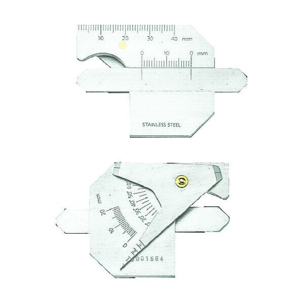 トラスコ 溶接ゲージ寸法測定精度±0.4 176 x 100 x 16 mm TWG-1(TWGU-1)(セイドプラスマイナス0.4MM) 1点