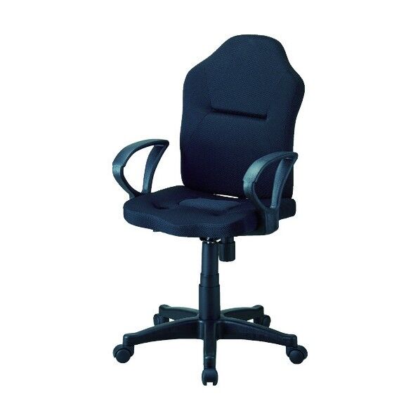 ダブルクッション 長時間椅子(肘掛付き) ブラック 610 x 610 x 111 mm TWCCAR-BK 1脚