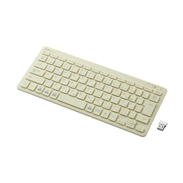 428853)薄ミニワイヤレスキーボード TW-KB002GR 1個