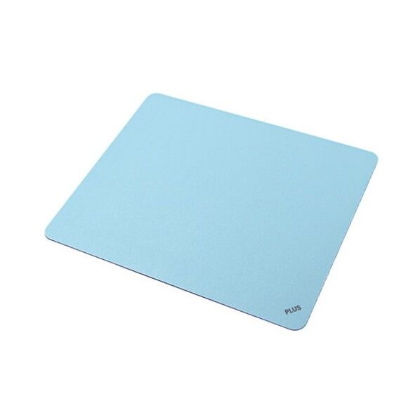 プラス 428912)やわらかくシズカなマウスパッドBL TW-MP001BL 1個...