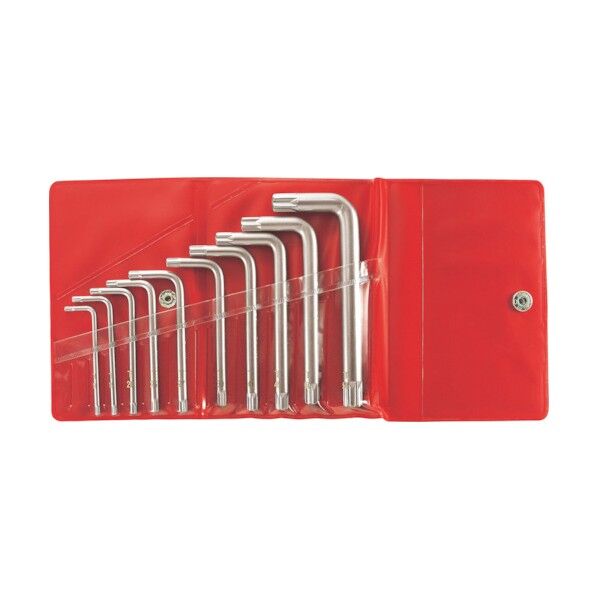 TXレンチ標準寸法ビニールポーチ入10本セットT10~T55