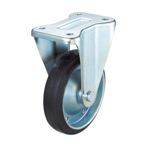 導電性キャスター(プレス製ゴム車) 固定