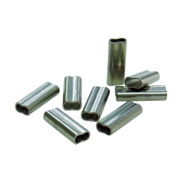 ニッサチェイン ステンレス オーバルスリーブ 2.0用 50 x 50 x 5 mm TYP-20A 30個