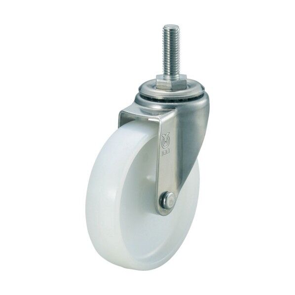ねじ込み式キャスターステンレス金具自在Φ100 TYSST-100N 1点