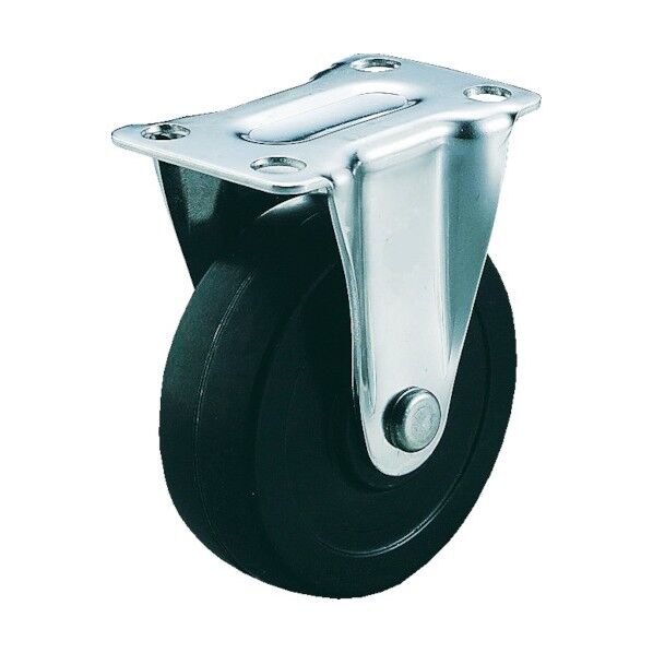 棚部材ハードゴムキャスター固定Φ75 97 x 74 x 49 mm TYSR-75RH 1点