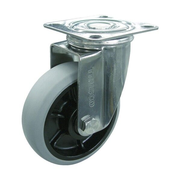 ナイロンホイールウレタン車 ステンレス金具 自在