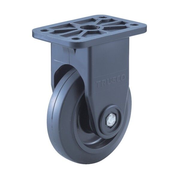 省音キャスター(ナイロンホイールゴム車) 固定