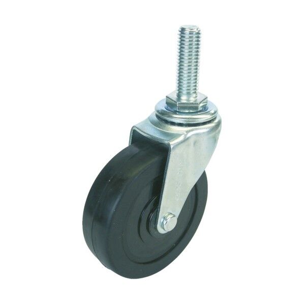 ねじ込み導電性ゴムキャスタースチール金具自在Φ75 129 x 75 x 38 mm TYLT-75RHE 1点