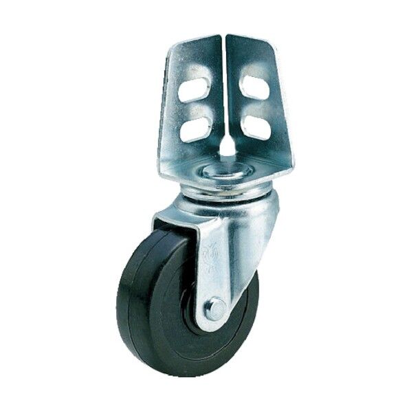 アングル式ゴムキャスター 自在