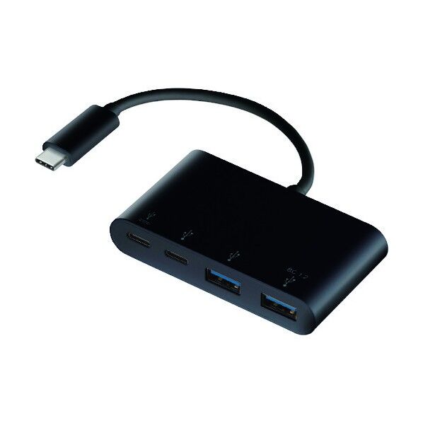 エレコム USB Type－Cコネクタ搭載USBハブ(PD対応) U3HC-A424P10BK 1個