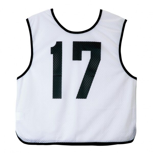 ビブス ジュニア No.19 101ホワイト（11～20） 19 8101 1点