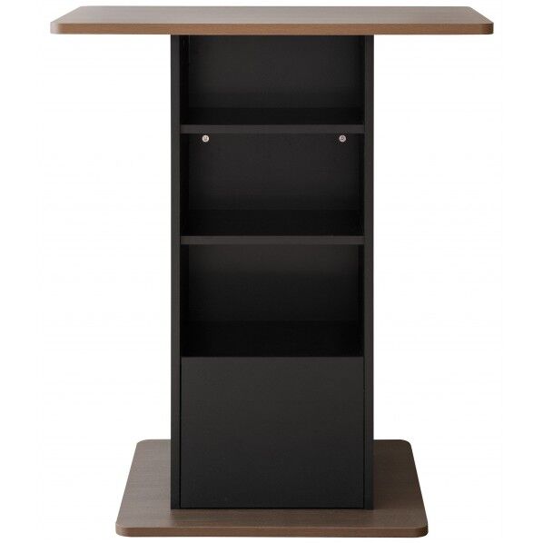 宮武製作所 コンパクトバーテーブル Baron(バロン) 幅85×奥行き55×高さ100cm ブラウン×ブラック KNT-F1600_BR 1台...