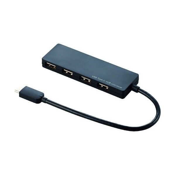 USB Type-C接続4ポートUSB2.0ハブ