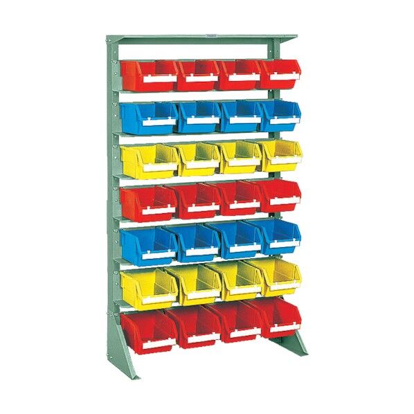 コンテナラック(片面タイプ・床置型・高さ1565mm)