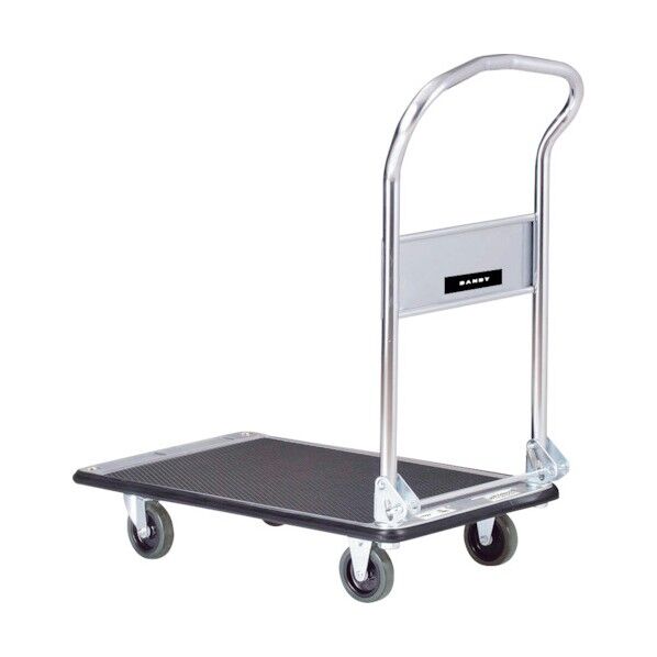 スチール台車 Dシリーズ タイプDL 折りたたみハンドル式 抗ウイルスハンドル仕様 W710×D450 UDL-DX-AC 1点