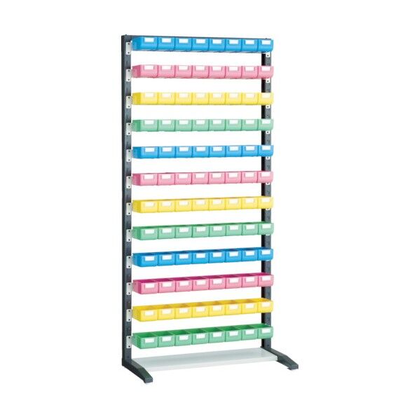 UPRラック片面 H1900 ビン小青・赤・黄・薄緑各24個付