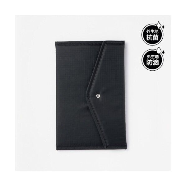 モチハコビ A4 二つ折りリフィルバインダー ブラック UTL041 1点