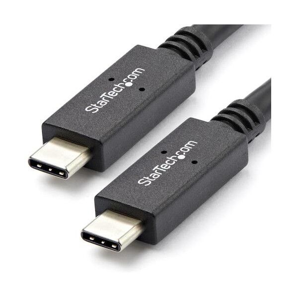 STARTEC.COM社 USBケーブル/C-C/1m/USB 3.1 Gen2/10Gbps/オス・オス/BK USB31C5C1M 1本
