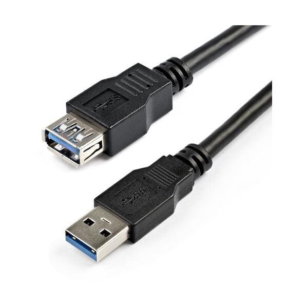 USBケーブル/A-A/2m/USB 3.0/5Gbps/延長用/オス・メス/BK USB3SEXT2MBK   1本