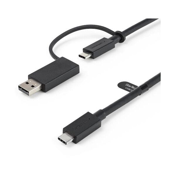 STARTEC.COM社 USB-Cケーブル/1m/USB 3.2 Gen 2/10Gbps/Type-C - Type-C/100W PD対応 USBCCADP 1本