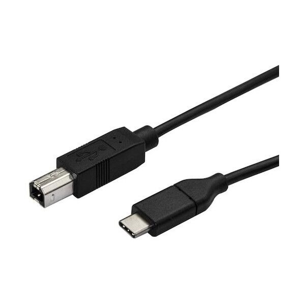 USBケーブル/B-C/3m/USB 2.0/480Mbps/オス・オス/ブラック USB2CB3M 1本