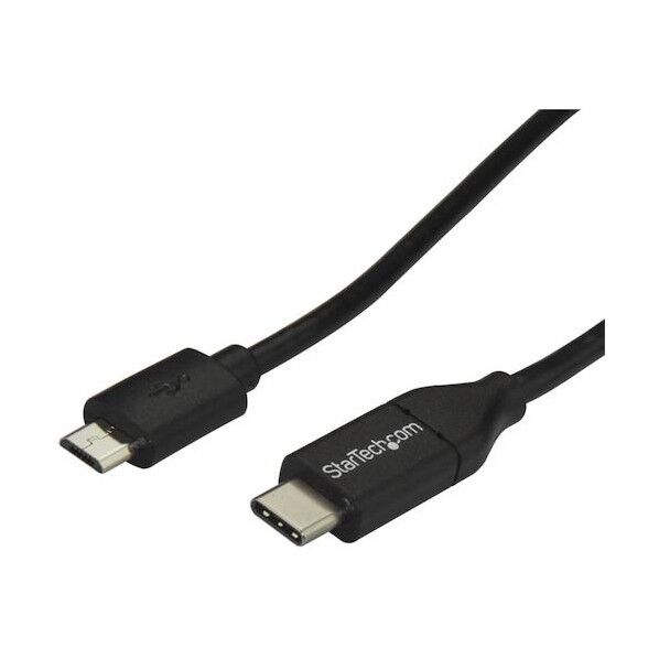 USB-Cケーブル/1m/USB2.0/480Mbps/Type-C - Micro-B/オスオス/ブラック/マイクロB USB2CUB1M 1本
