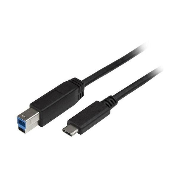 STARTEC.COM社 USB 3.0ケーブル/2m/Type-C ‐ Type-B/5Gbps/オス-オス/ブラック/タイプB USB315CB2M 1本...