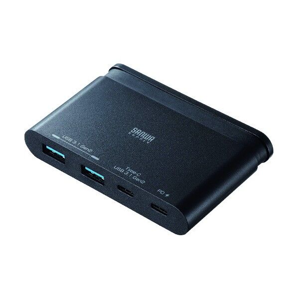 USB3.1 Gen2対応 Type-Cハブ USB-3TCH17BK