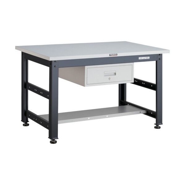 クリエイティブ作業台樹脂天板引出1段 1200×750 UTM1275F1