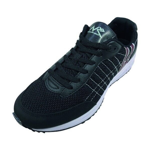 ハイパーV 先芯なしスニーカー(ヒモ) 黒 24.5 #005 1足