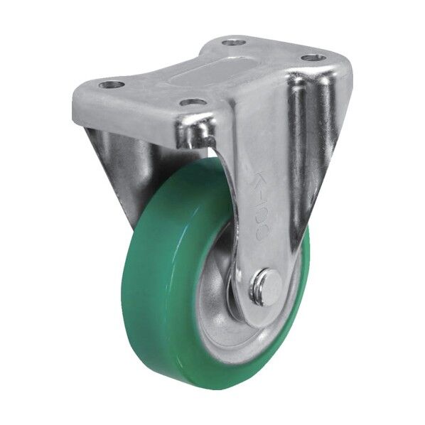 プレート式キャスター(プレス製ウレタン車) 固定