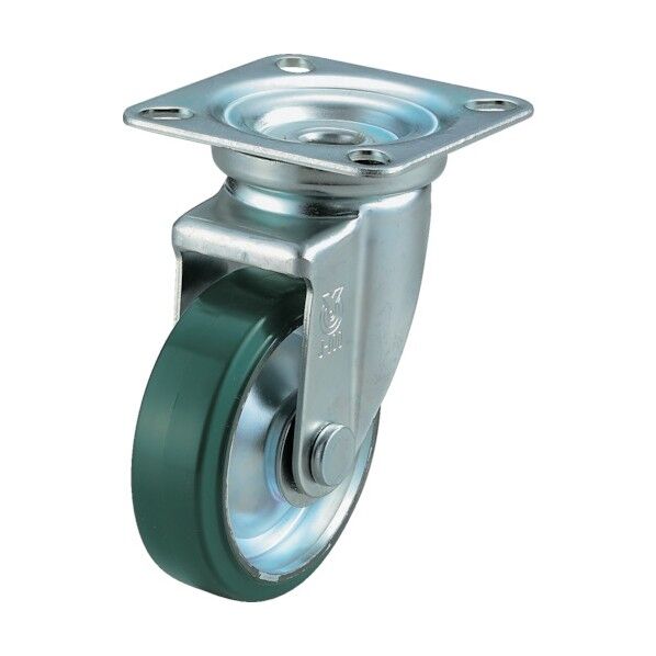 プレート式キャスター Jシリーズ (プレス製ウレタン車) 自在