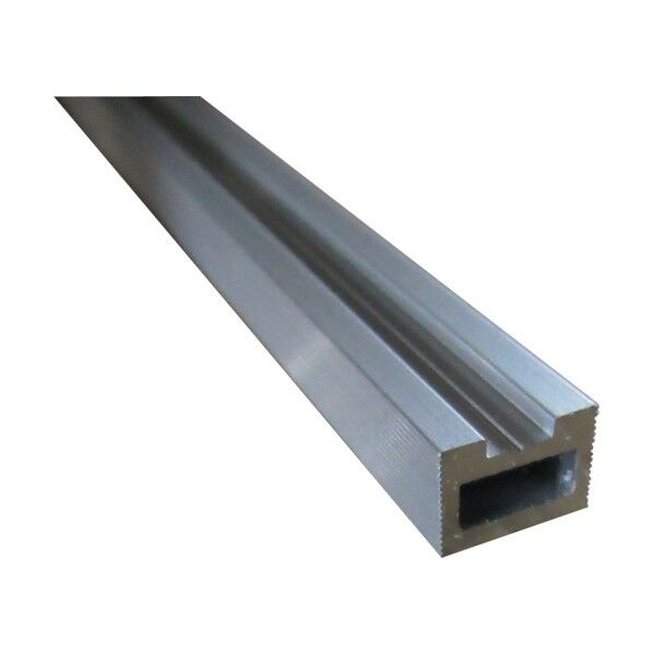 アルミFF専用展張シート押さえ シルバー 2m 8.5×12×2000MM V101S 1個