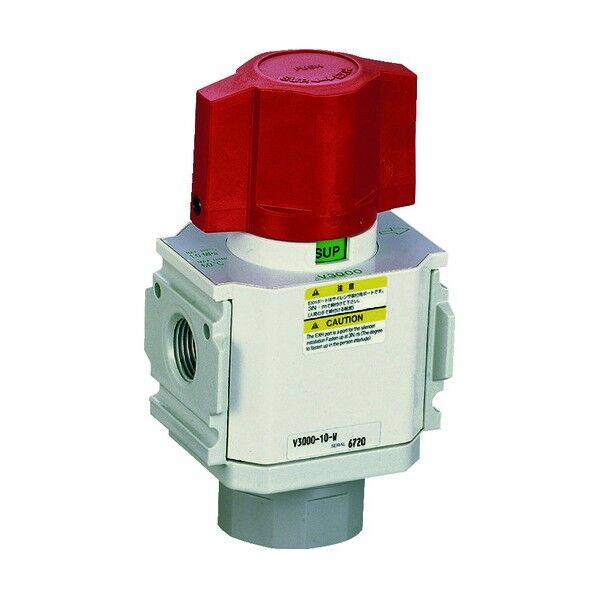 残圧排出弁 白色シリーズ V3000-8-W 1点