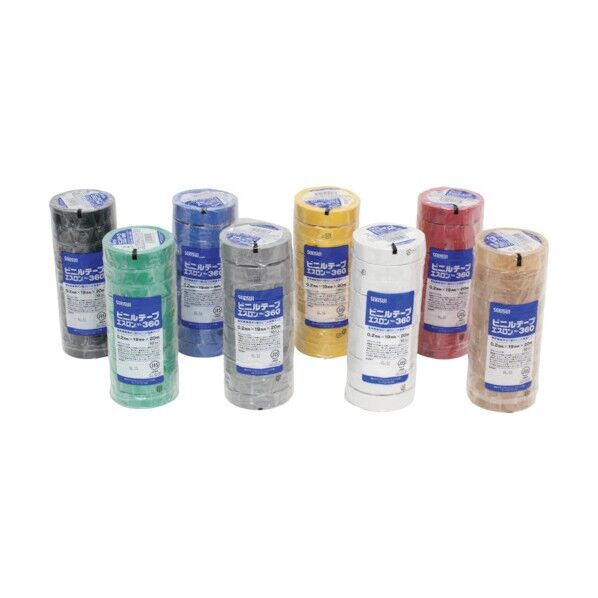 エスロンテープ#360 50×10 灰 V360H4N 4点