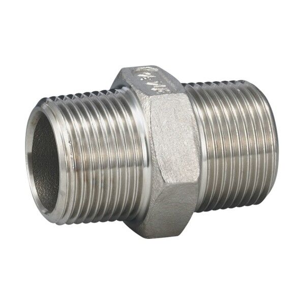 ねじ込み管継手 六角ニップル ステンレス