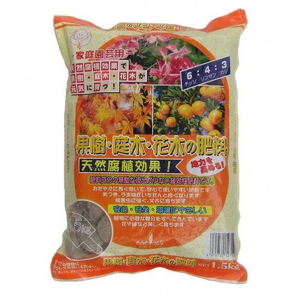 果樹庭木花木肥料 1.5kg #127127 1個