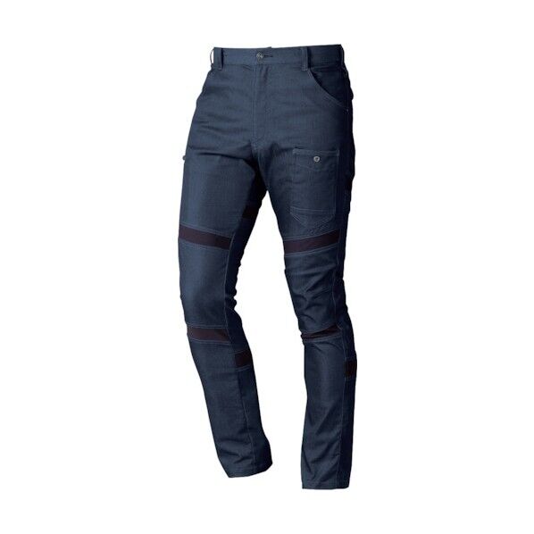 快適ウェア カーゴパンツ(ストレッチ) 3L インディゴ V9544-3L-76 1点