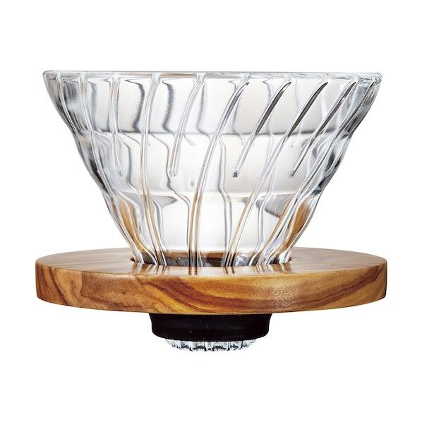 V60透過ドリッパー オリーブウッド 02 3VDG-02-OV 1個