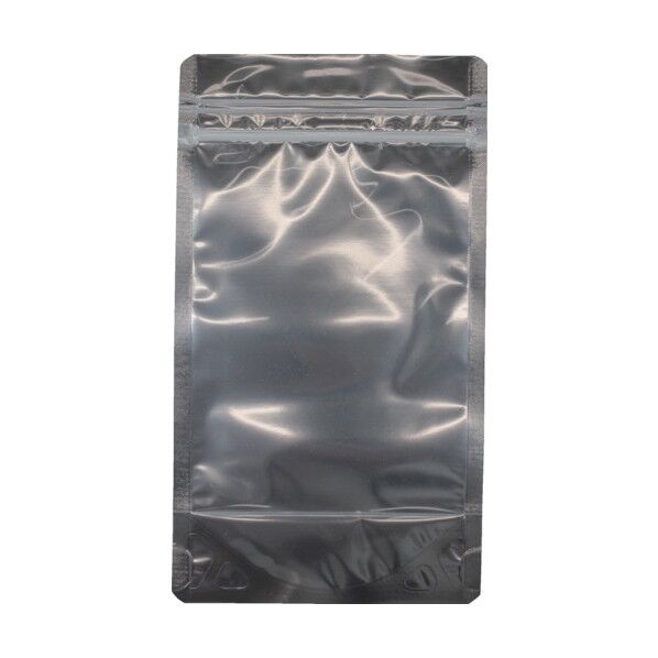 ラミジップ(R)片面透明バリアスタンドタイプ 表面:透明 裏・底面:アルミ蒸着 VCZ-14 1300点