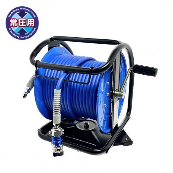 常圧用C型ドラム 回転台付 オートロック・スウィングダスターソケット ブルー 30m SNDALBG-730TC 1台