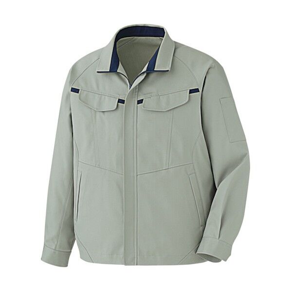 ベルデクセルフレックス 男女共用 ブルゾン VE666上 グリーン×ネイビー 4L VE666UE-4L 1点