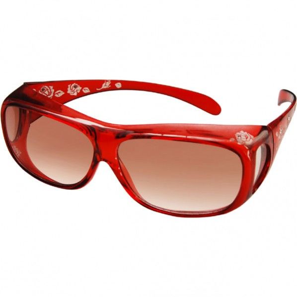 かじや村 TS160 ガーデニンググラス レッド 528587 1個