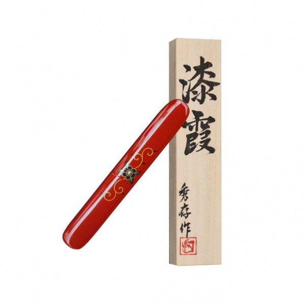 かじや村 TS034 漆霞小刀 花唐草雲流花 528919 1個