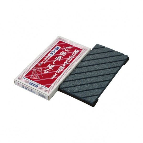 エビ印面直し砥石溝入り簡易ゴム台付