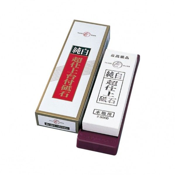 ナニワ エビ印 純白超仕上砥石 台付 200×70×24